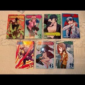 CHAINSAW MAN MANGA, Vol. 1-6 & 9
